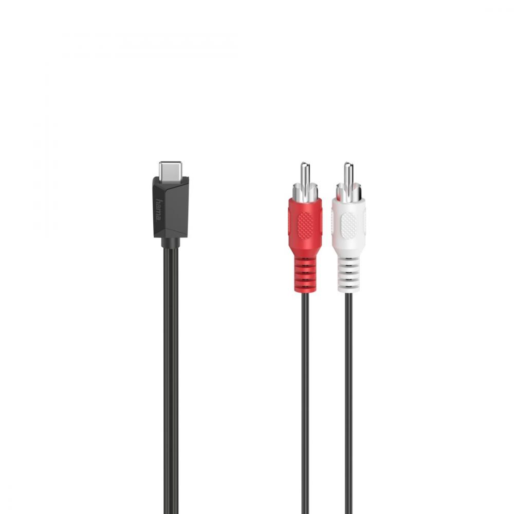 HAMA Аудио кабел, USB-C - RCA, 200730на ниска цена с бърза доставка - BestPC.BG