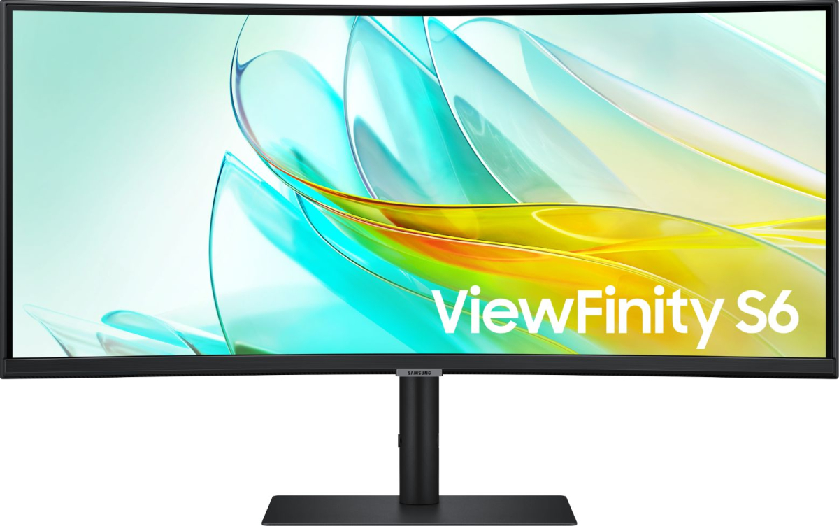 Монитор Samsung ViewFinity S6 S65UC, 34" 3440 x 1440, VA, 100Hz, 5ms, 1x DP, 1x HDMI, извитна ниска цена с бърза доставка - BestPC.BG