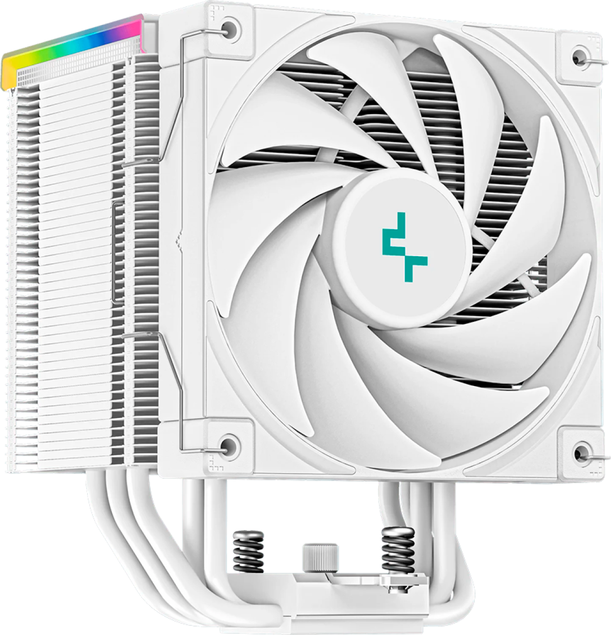 Охладител за процесор DeepCool AK500 Digital WH, 1x 120mm FK120 PWM FDB Fan, TDP 240W, 5 Heatpipesна ниска цена с бърза доставка - BestPC.BG