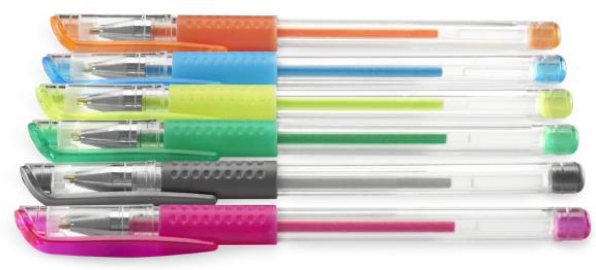 Комплект от 6 гел химикалки Hama Glitter  Classic, 07562на ниска цена с бърза доставка - BestPC.BG