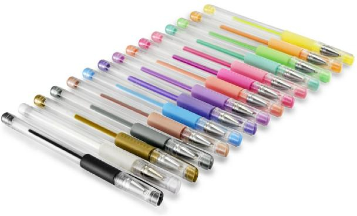 Комплект от 15 гел химикалки Hama Pastel  Classic, 07564на ниска цена с бърза доставка - BestPC.BG