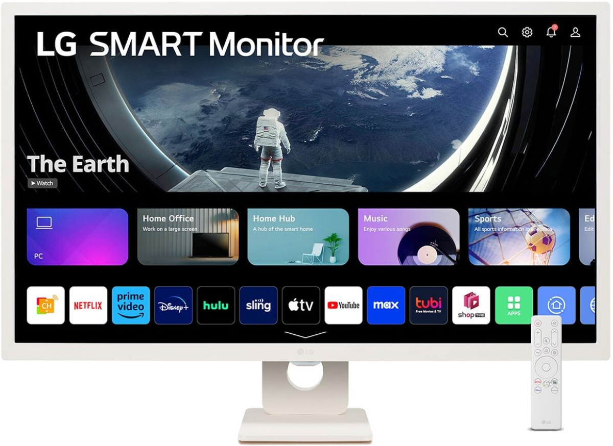 Монитор LG 32SR50F-W, 31.5" 1920 x 1080, IPS, 60 Hz, 50 cd/m2, 2x HDMI, 2x USB, 250 cd/m2, Бялна ниска цена с бърза доставка - BestPC.BG