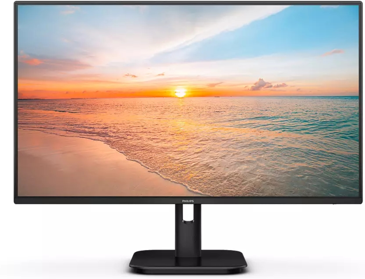 Монитор Philips 24E1N1300A, 23.8" 1920x1080, 250 nits, 100Hz, 4ms, HDMI, USB hub, VESAна ниска цена с бърза доставка - BestPC.BG