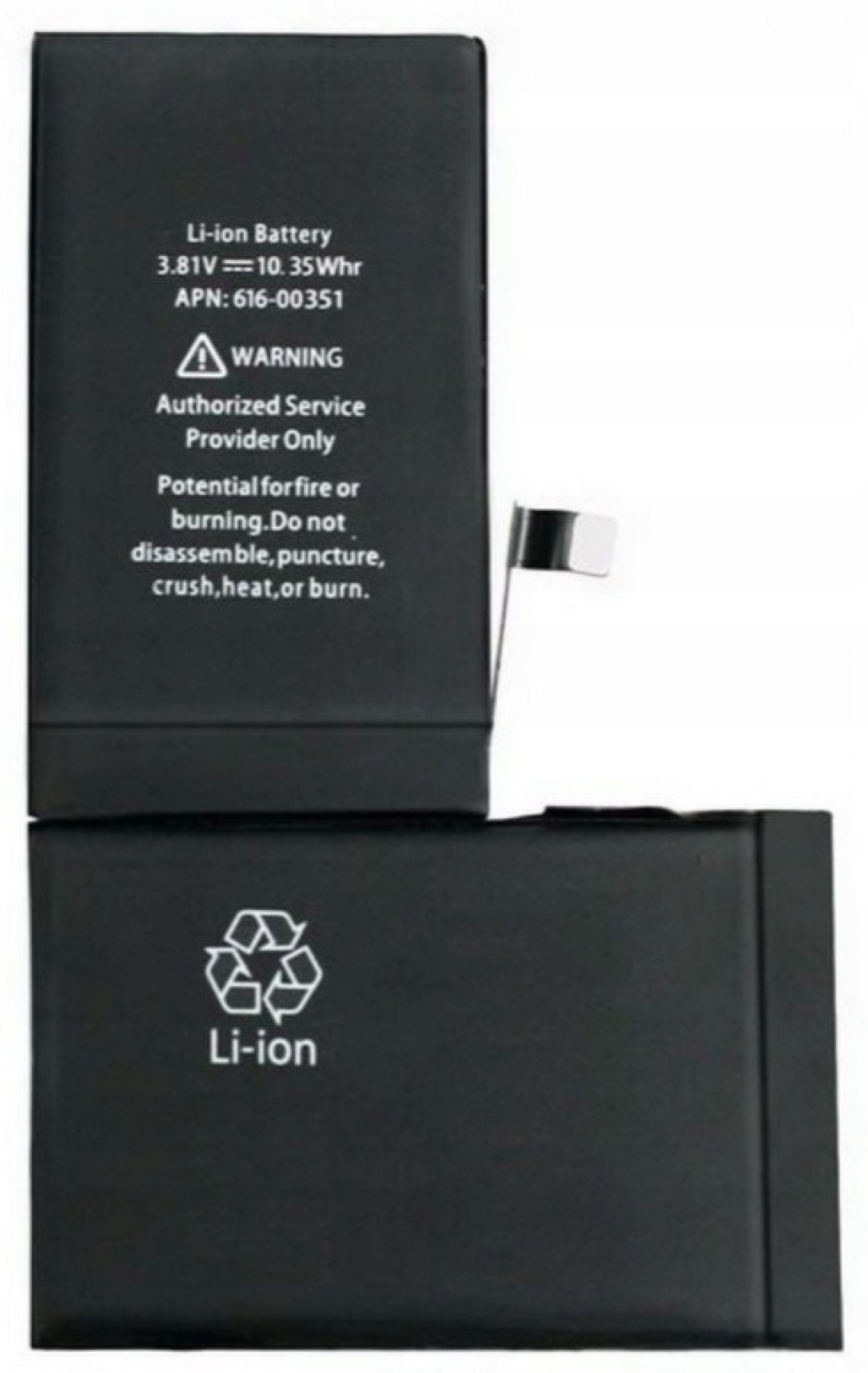 Батерия за смартфон 616-00346 Apple iPhone X, 3.81V, 2716mAhна ниска цена с бърза доставка - BestPC.BG