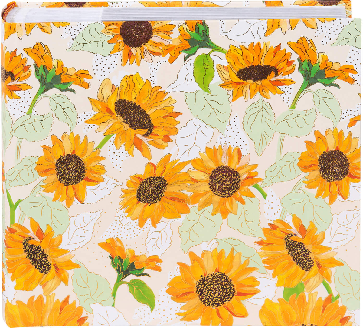 Goldbuch Албум Слънчогледи, за 200 снимки, с джобове, 10 х 15 cm, бялна ниска цена с бърза доставка - BestPC.BG