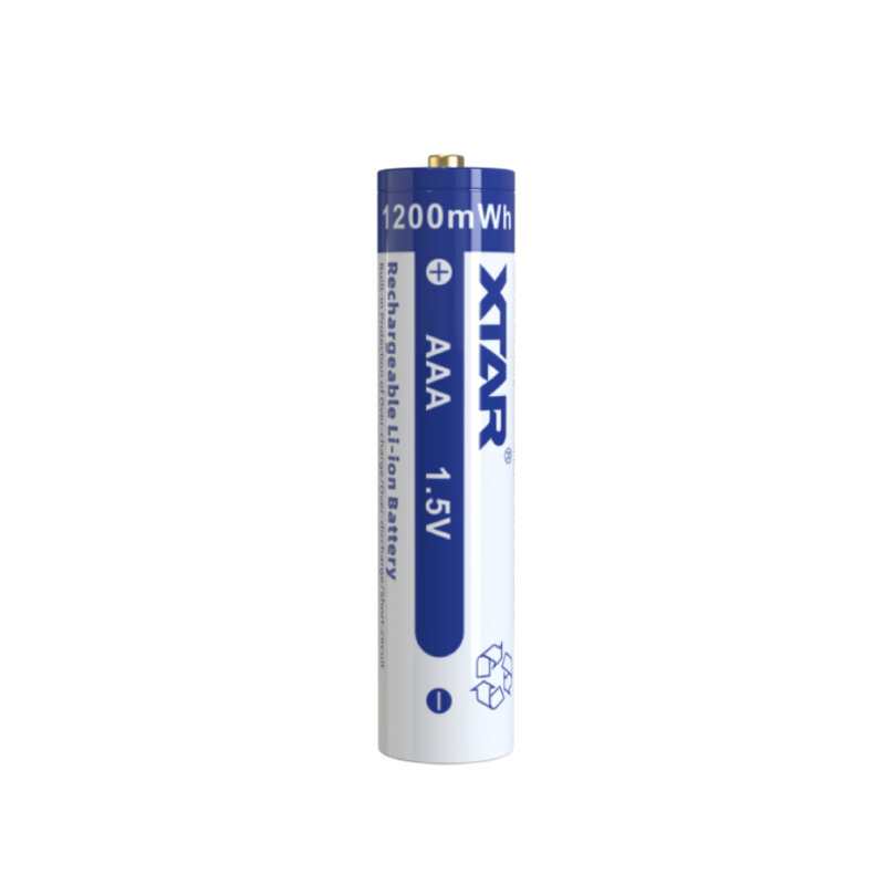 Акумулаторна батерия LiIon 10440 AAA R03  1,5V 800mAh 4 бр. в PVC кутия  XTARна ниска цена с бърза доставка - BestPC.BG