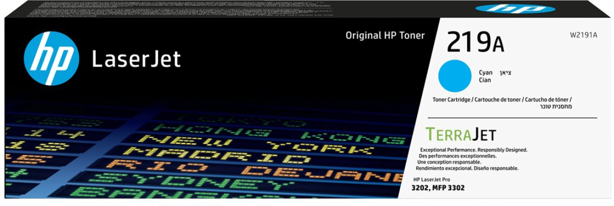 HP 219A LaserJet, оригинална тонер касета, Цианна ниска цена с бърза доставка - BestPC.BG