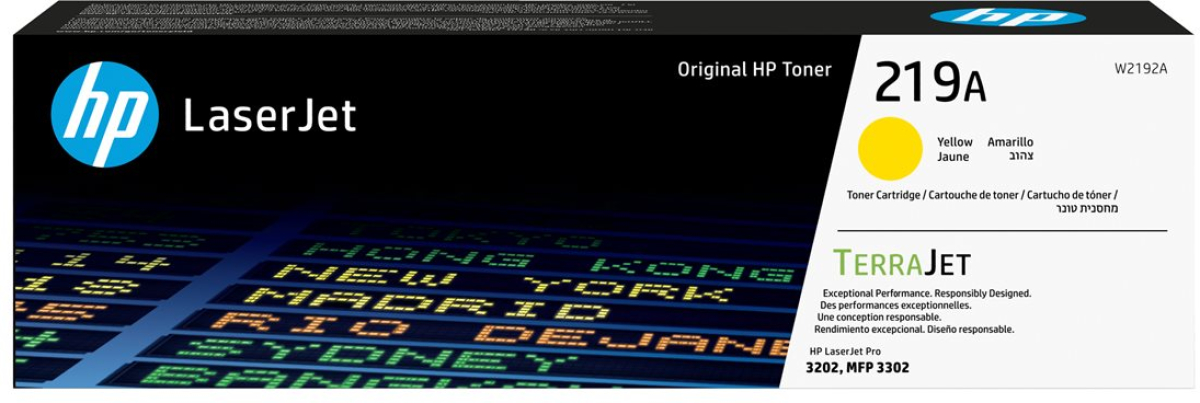 HP 219A, оригинална тонер касета, Жълтна ниска цена с бърза доставка - BestPC.BG