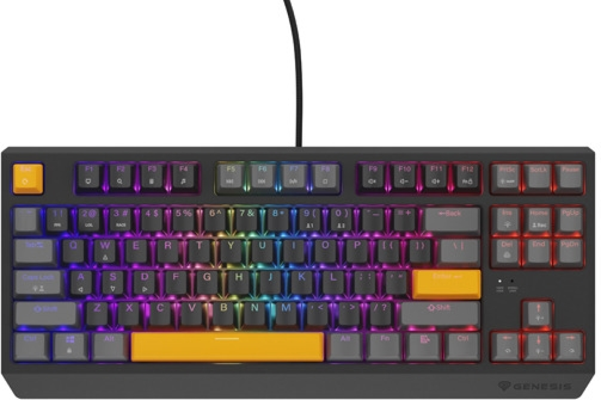 Клавиатура Genesis Thor 230 TKL, геймърска, с кабел, RGB подсветка, механичнана ниска цена с бърза доставка - BestPC.BG