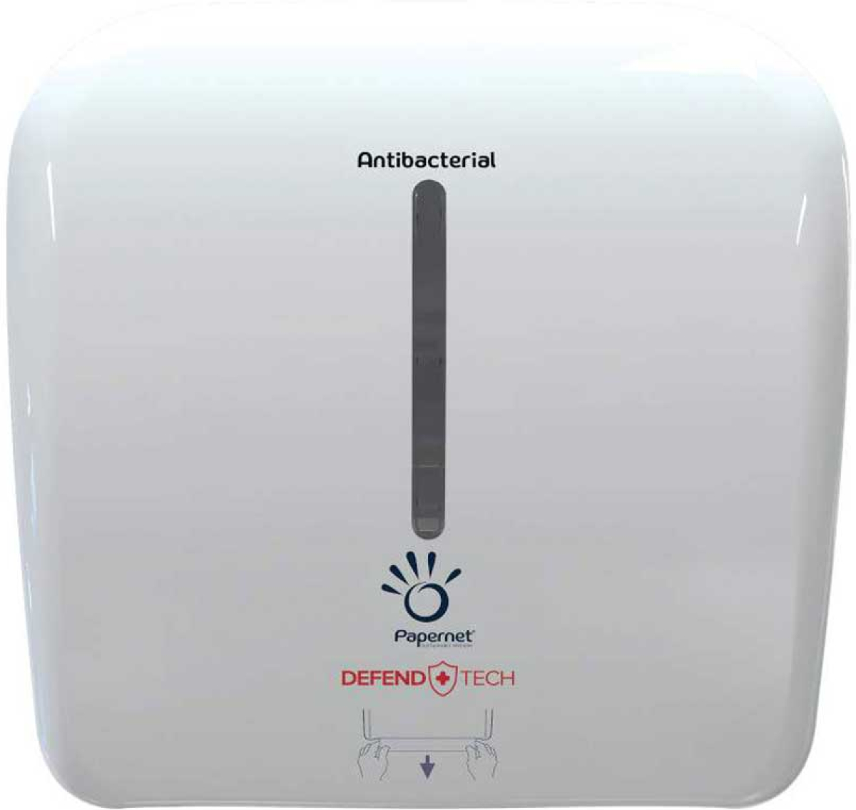 Papernet Диспенсър за кърпи за ръце Universus Autocut, бялна ниска цена с бърза доставка - BestPC.BG