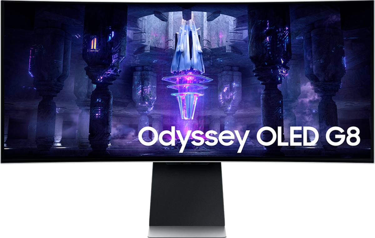Монитор Samsung Odyssey OLED G8, 34" UWQHD, 1800R, 21:9, 250 cd/m2, Micro HDMI, Type-Cна ниска цена с бърза доставка - BestPC.BG