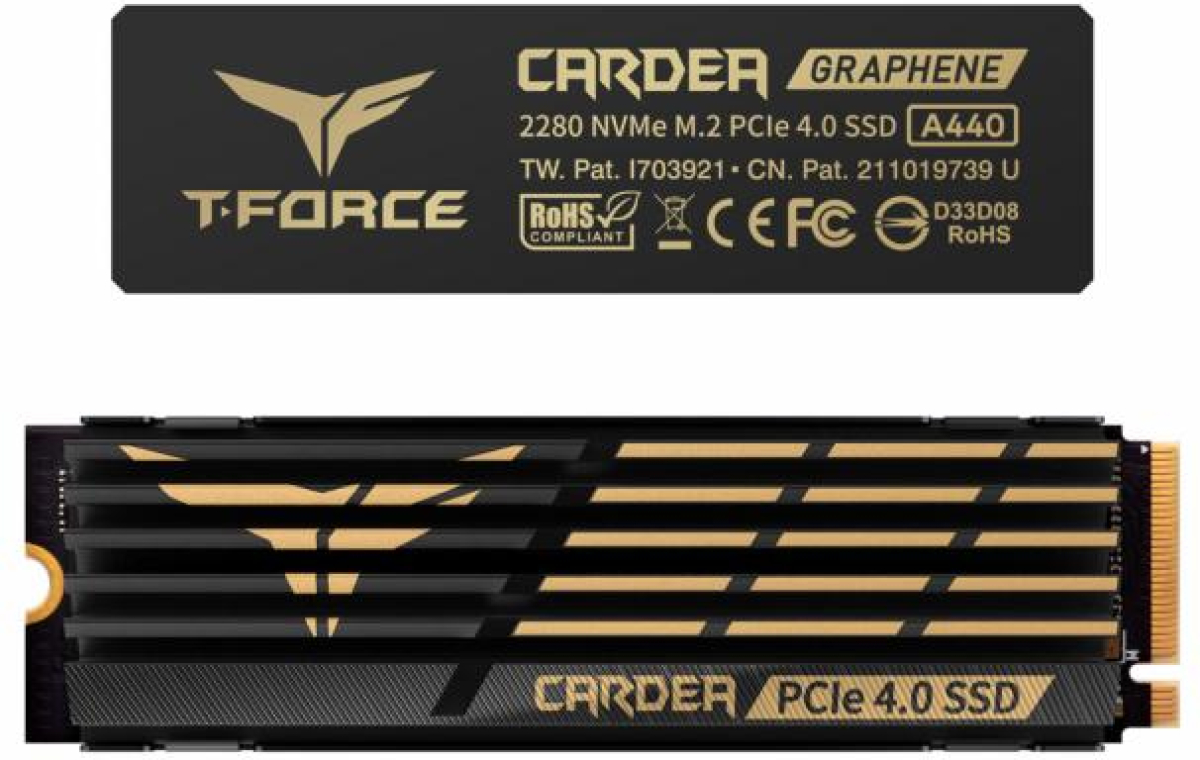SSD SSD Team Group T-Force Cardea A440, M.2 2280 1TB PCI-e 4.0 x4 NVMe 1.4на ниска цена с бърза доставка - BestPC.BG