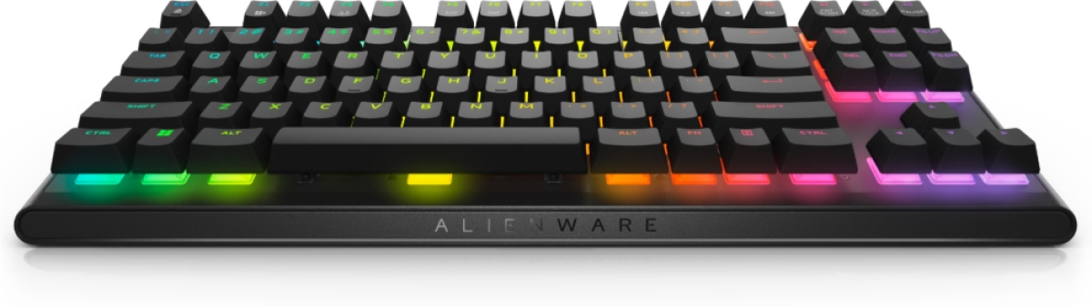 Клавиатура Dell Alienware AW420K, 2м. кабел, RGB, Гейминг, Red Cherry MX, Механична, Чернана ниска цена с бърза доставка - BestPC.BG