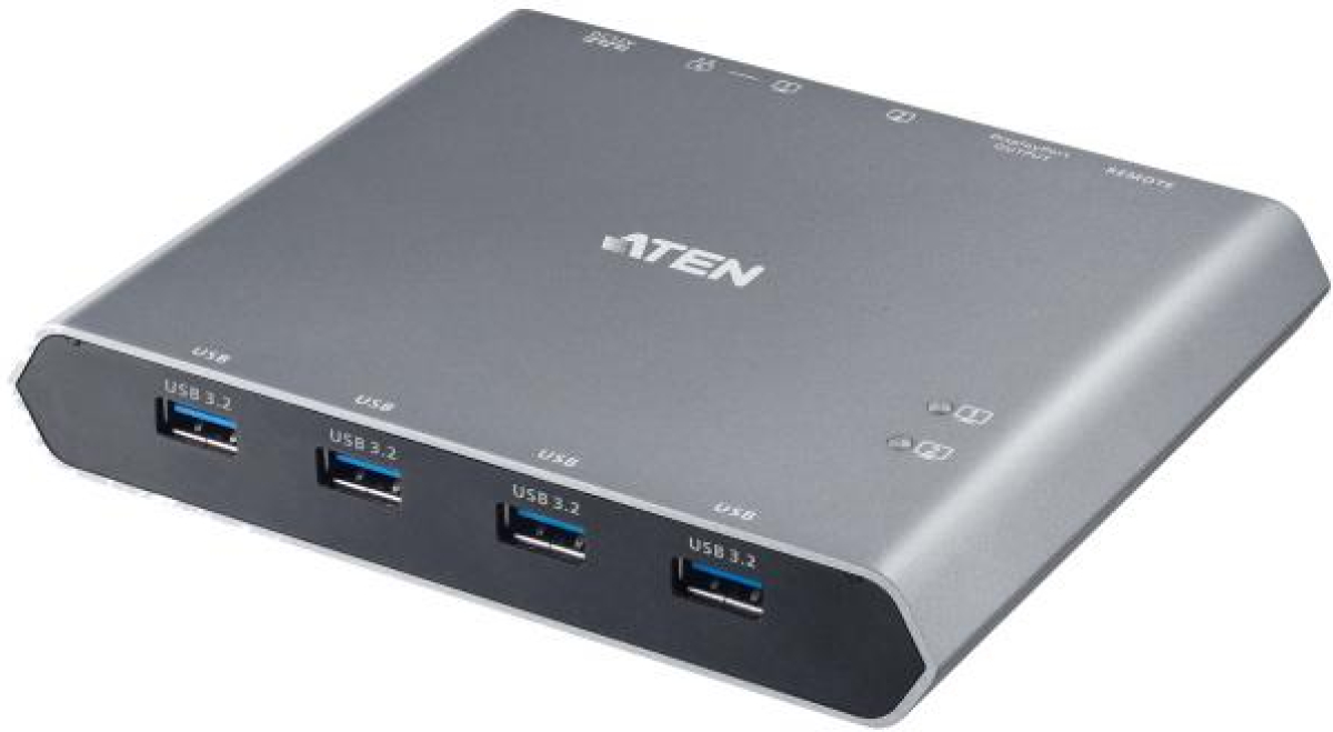 KVM продукт ATEN US3311, 2-портов, 4K, DisplayPort, USB-C, (поддържа до 8K)на ниска цена с бърза доставка - BestPC.BG