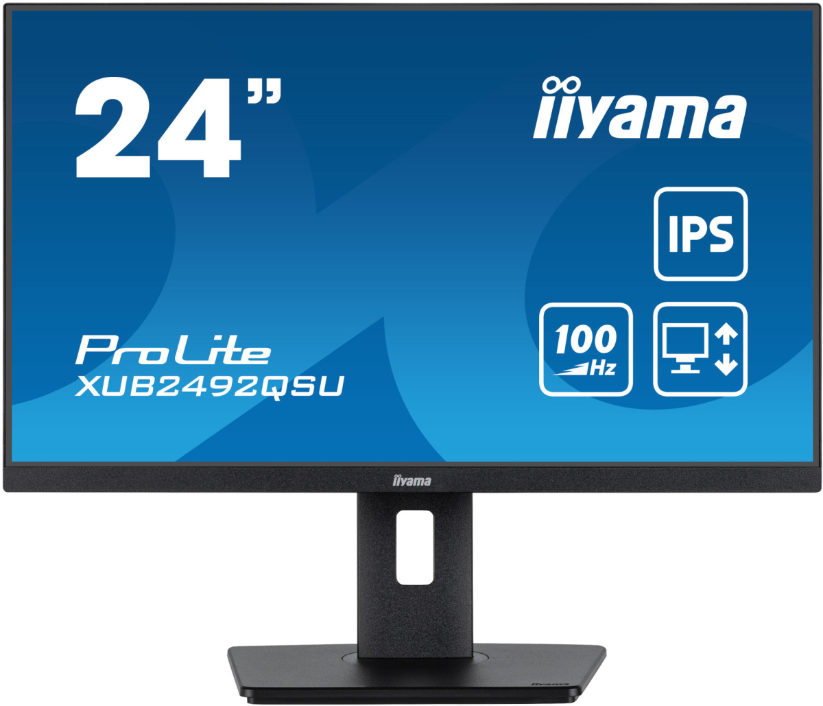 Монитор IIYAMA XUB2492QSU-B1на ниска цена с бърза доставка - BestPC.BG