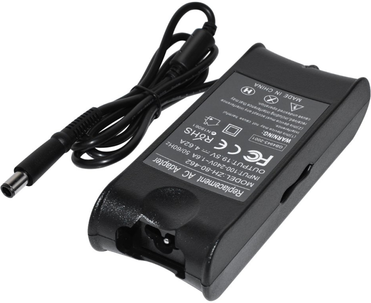 Захранване за лаптоп Dell, 65W/19.5V/3.34A, букса - 7.4мм 5.0ммна ниска цена с бърза доставка - BestPC.BG