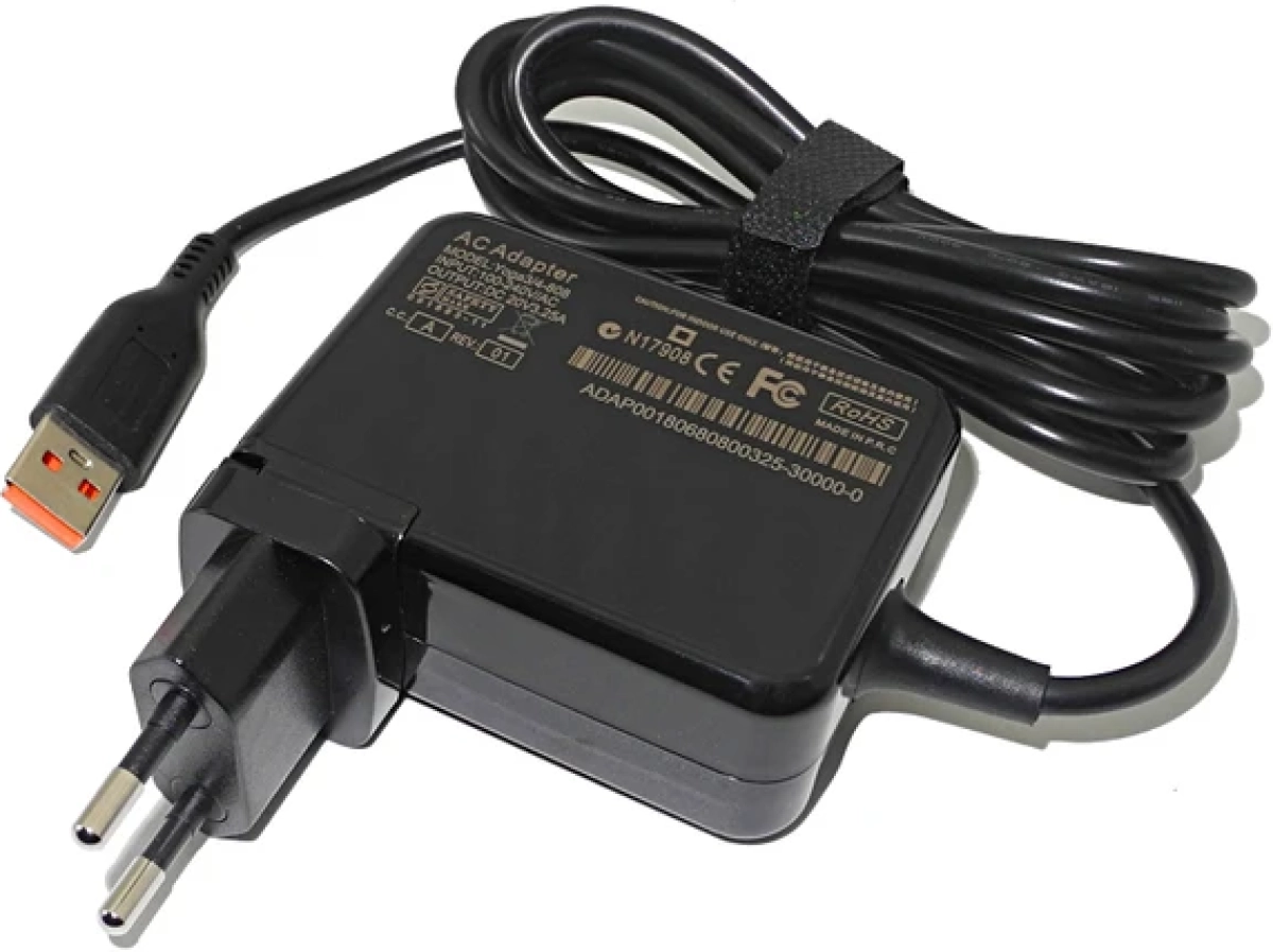 Заряднo за лаптоп Lenovo, 40W/20V/2.0A, букса - Lenovo Yogaна ниска цена с бърза доставка - BestPC.BG
