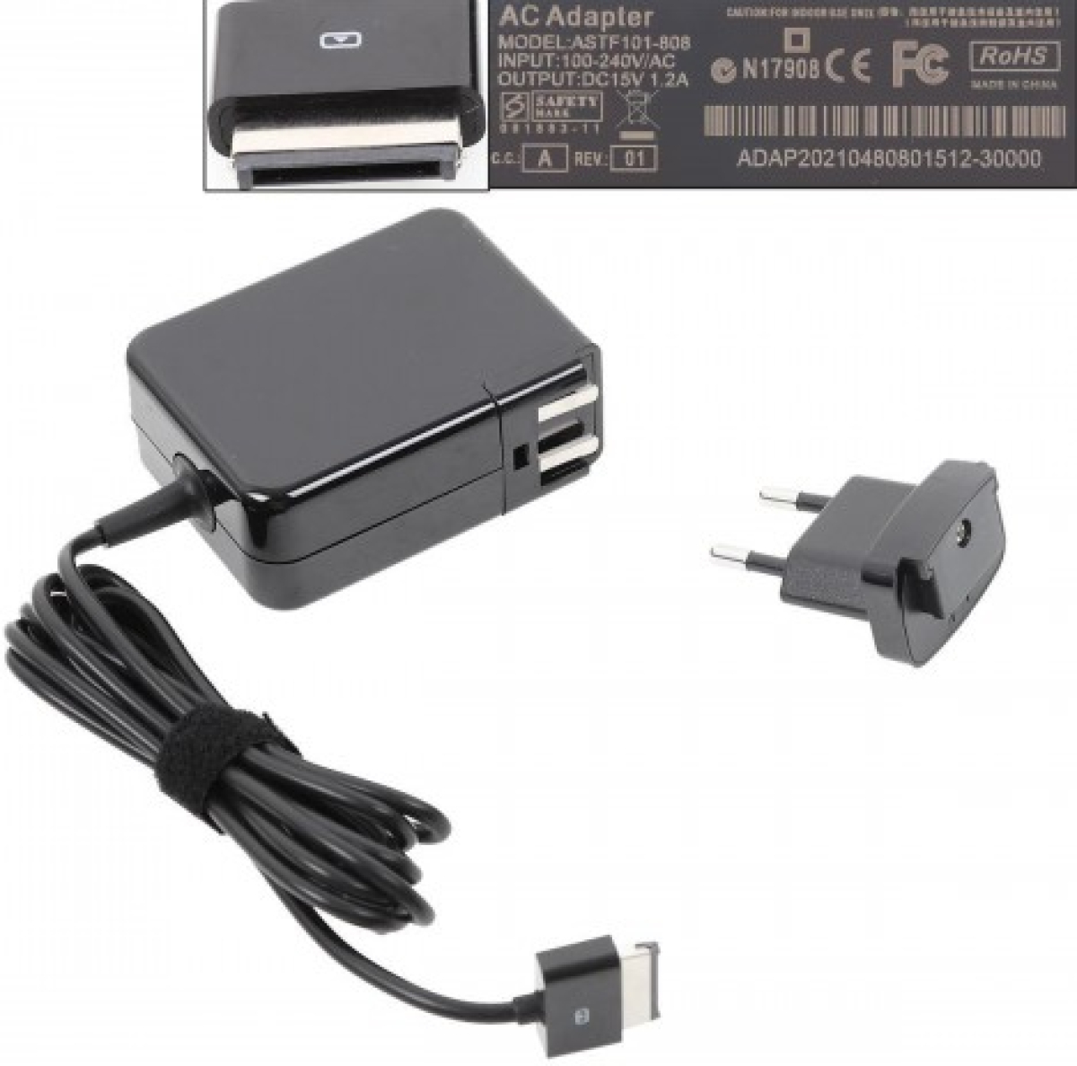 Аксесоар за таблет Зарядно за таблет Asus, 18W/15V/1.2Aна ниска цена с бърза доставка - BestPC.BG