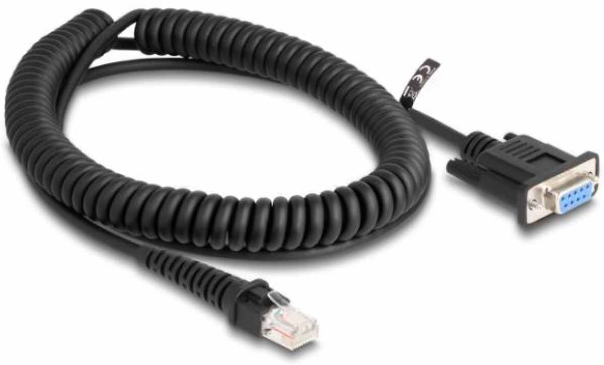 Кабел Delock RJ50 мъжко - D-Sub 9 женско, 1.5, Черенна ниска цена с бърза доставка - BestPC.BG