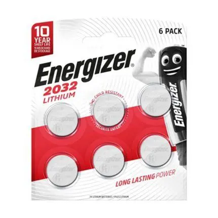 Бутонна батерия литиева ENERGIZER CR2032. 3V, 6pk блистерна ниска цена с бърза доставка - BestPC.BG
