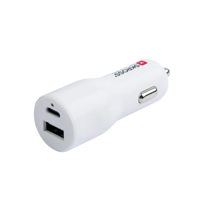 Принадлежност за смартфон Зарядно за кола SKROSS, USB-A, USB-C, PD, 20Wна ниска цена с бърза доставка - BestPC.BG
