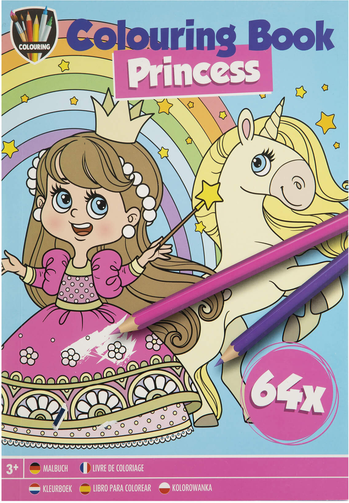 Moxy Книжка за оцветяване Принцеса, А5, 64 страницина ниска цена с бърза доставка - BestPC.BG