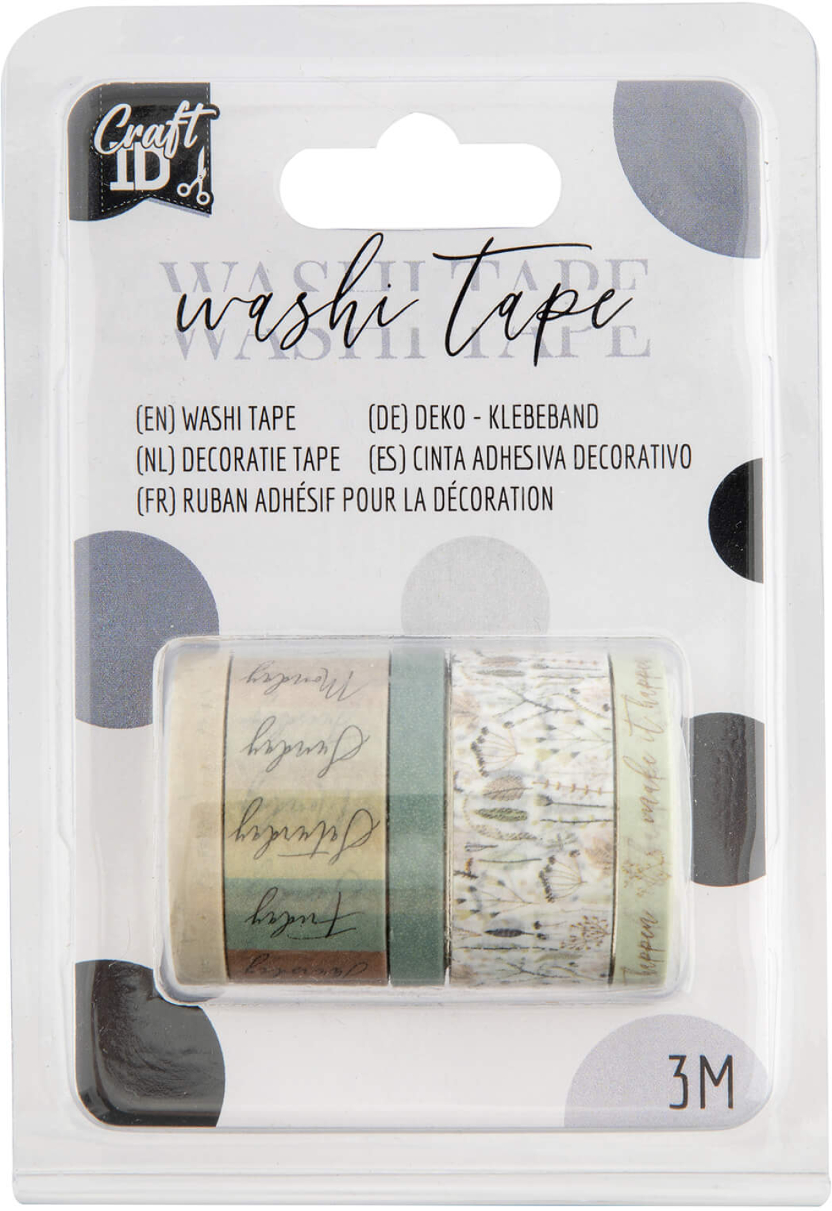 Craft ID Тиксо, с мотиви за декорация, дължина 3 m, 3 броя, винтиджна ниска цена с бърза доставка - BestPC.BG