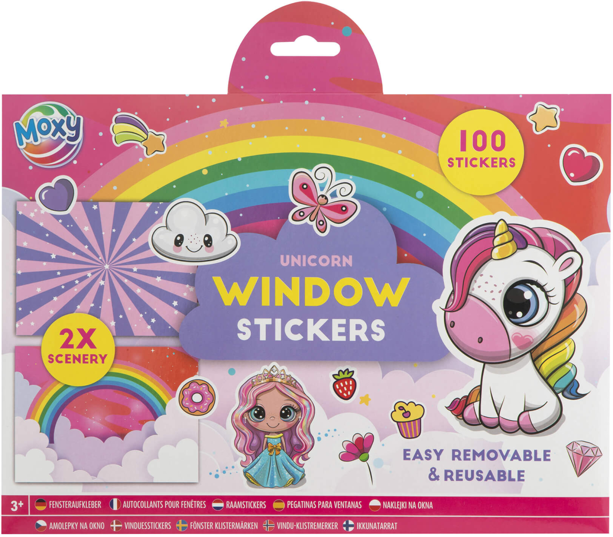 Moxy Стикери за прозорци Еднорог, над 100 брояна ниска цена с бърза доставка - BestPC.BG