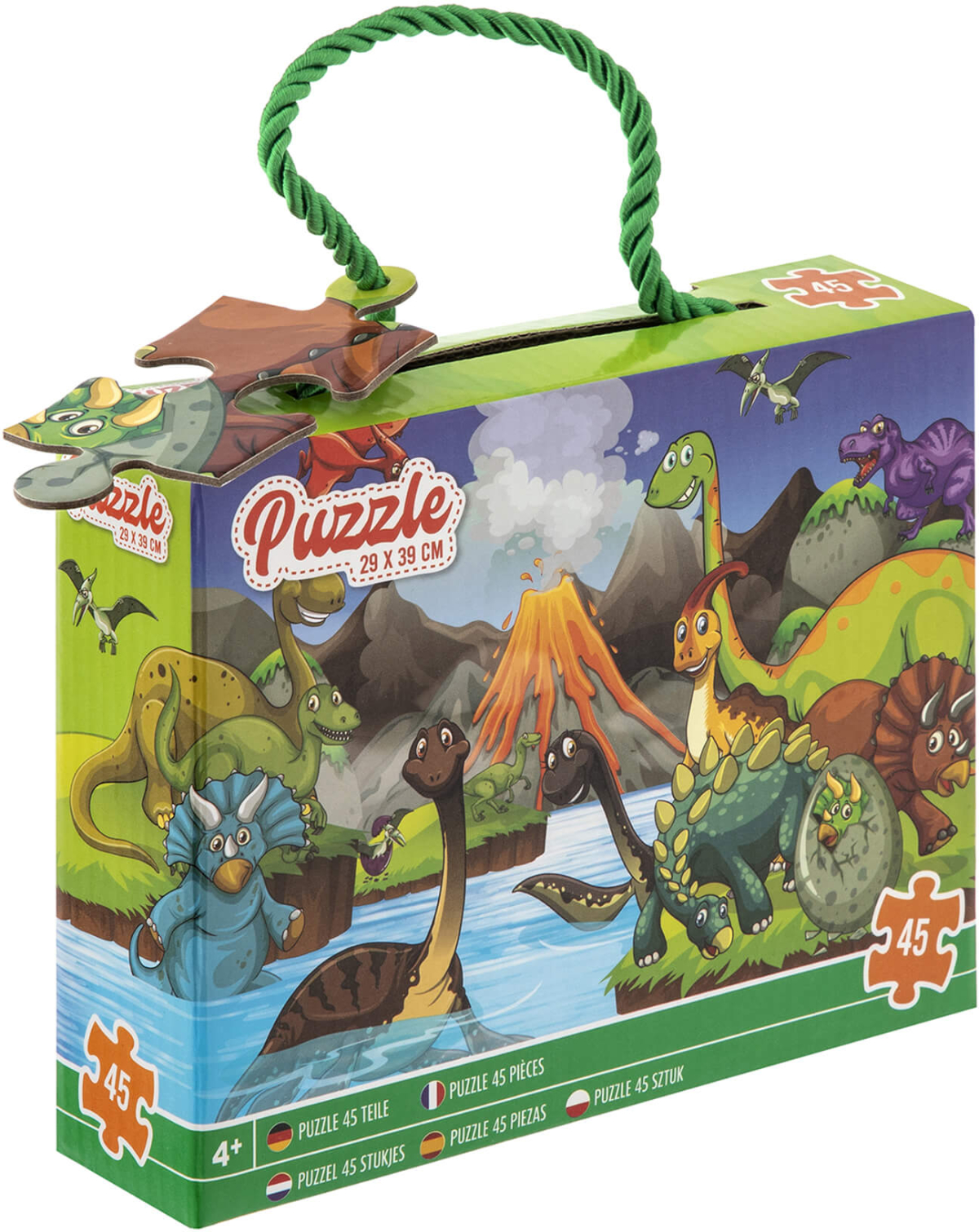 Moxy Пъзел за момчета Динозаври, 39 х 29 cm, 45 частина ниска цена с бърза доставка - BestPC.BG