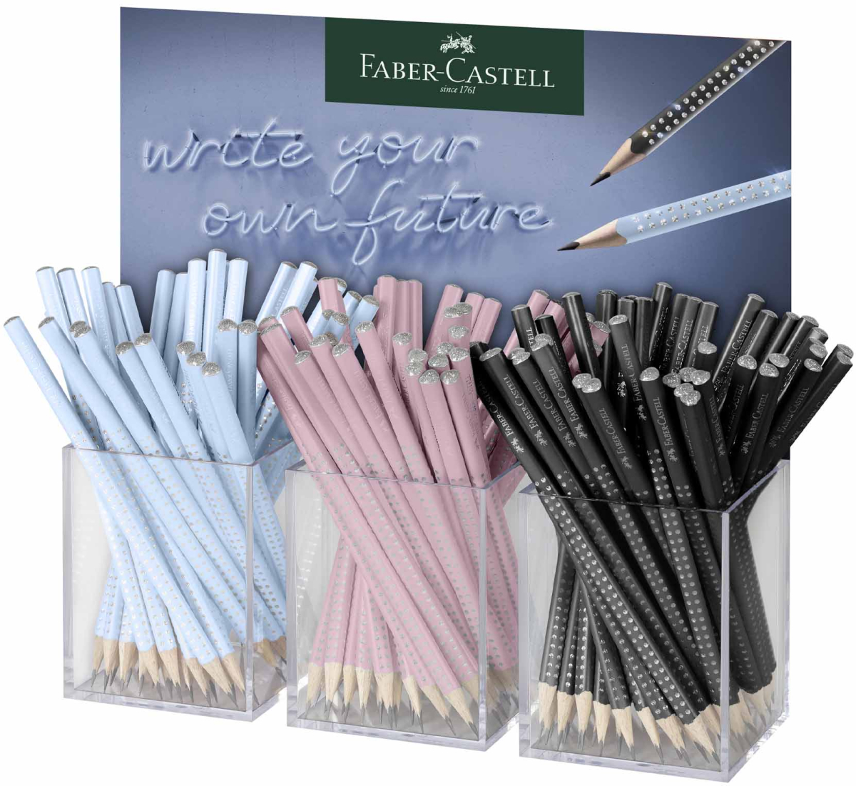 Faber-Castell Молив Sparkle, Harmony, 144 броя в 3 чашина ниска цена с бърза доставка - BestPC.BG