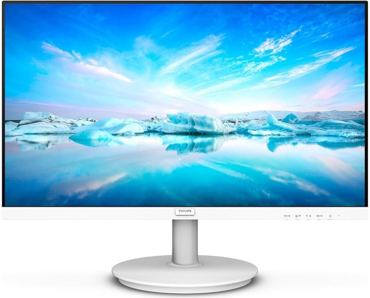 Монитор Philips 241V8AW/00, 23.8" FHD, IPS, 75 Hz, VGA, 1 x HDMI 1.4, 4 ms, 250 cd/m2, 2x 2Wна ниска цена с бърза доставка - BestPC.BG
