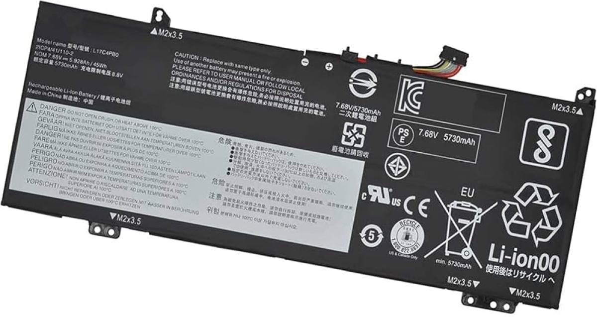 Батерия за лаптопи Lenovo, 4 клетки, 7.68V, 45Wh, Заместителна ниска цена с бърза доставка - BestPC.BG