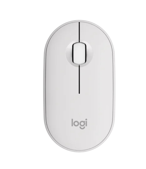 Мишка Logitech Pebble Mouse 2 M350s - TONAL Бяла- BT - N-A - EMEA-808 - DONGLELESSна ниска цена с бърза доставка - BestPC.BG