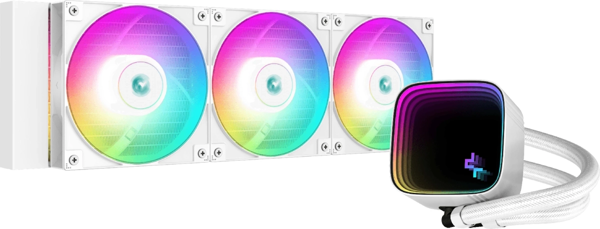 Водно охлаждане DeepCool Water Cooling LS720 SE White - Addressable RGB, Infinity mirror designна ниска цена с бърза доставка - BestPC.BG