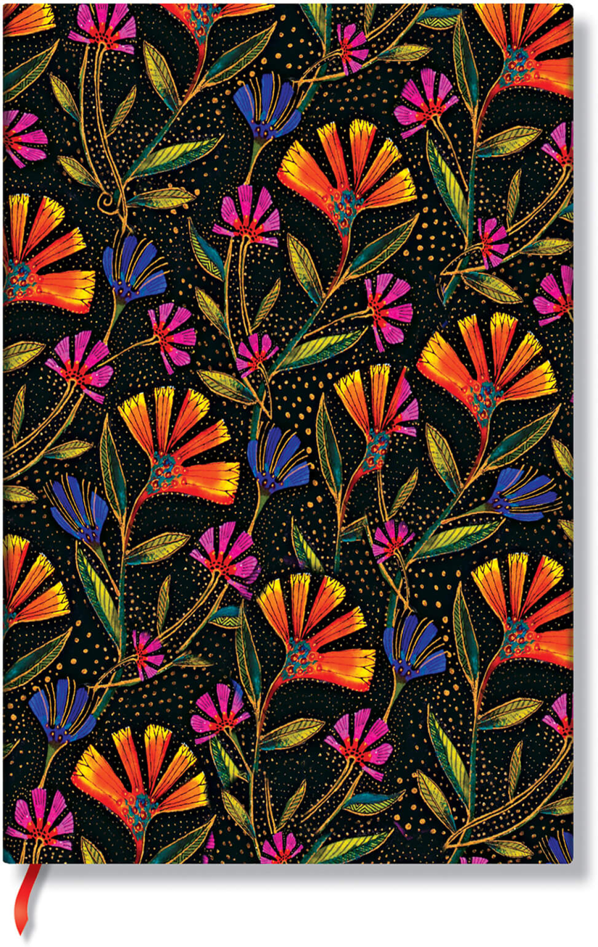 Paperblanks Тефтер Wild Flowers, Mini, широки редове, мека корица, 104 листана ниска цена с бърза доставка - BestPC.BG