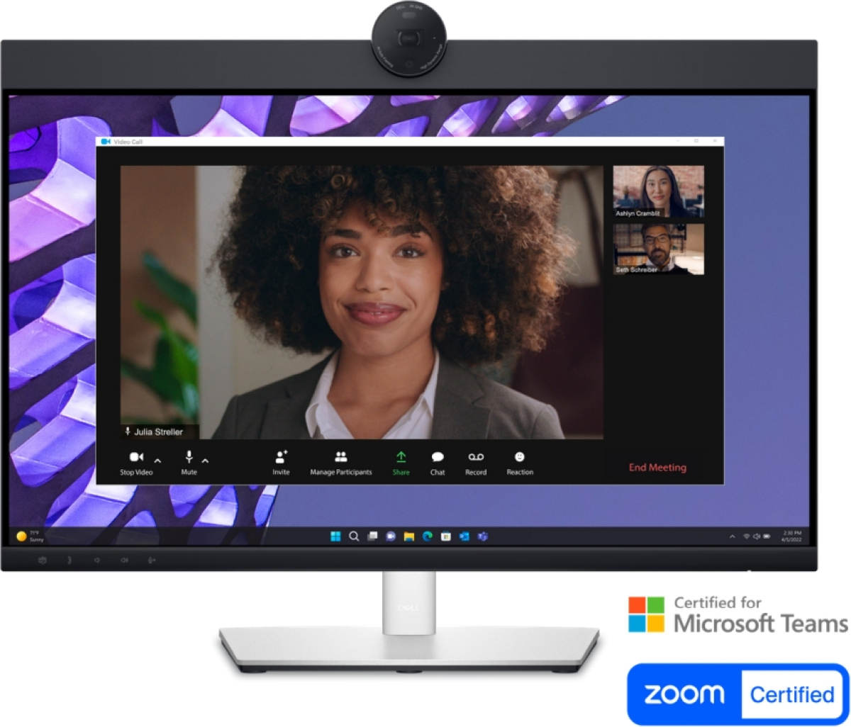 Монитор Dell P2424HEB, 23.8" 1920x1080, HDMI, DP, USB-C, USB 3.2 hub, RJ45, 1x 4MP RGBна ниска цена с бърза доставка - BestPC.BG