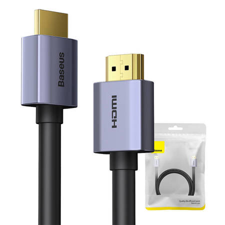 Кабел/адаптер Baseus High Definition, HDMI към HDMI, 1.5 метра, 4K Ultra HD, 18 Gbps, Сивна ниска цена с бърза доставка - BestPC.BG