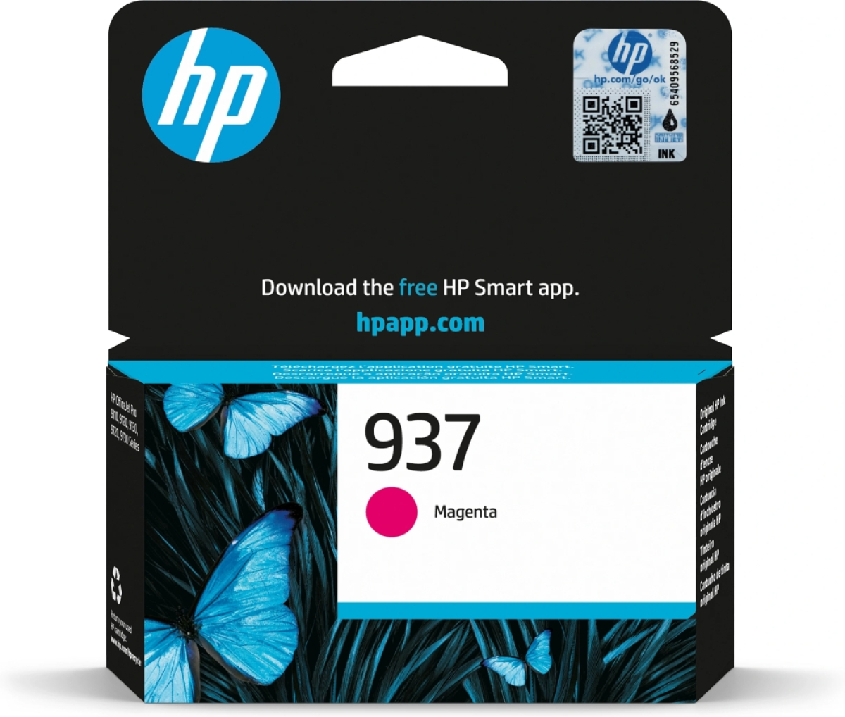 Касета с мастило HP 937 Magenta Original Ink Cartridgeна ниска цена с бърза доставка - BestPC.BG