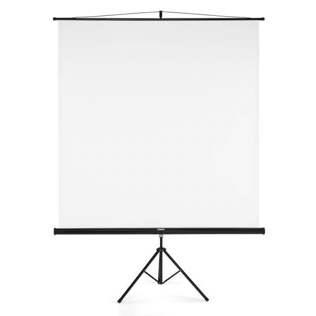 Екран за проектор HAMA-21573, eкран на стойка 180 x 180 cm, 2 в 1, за проектор,мобилен комплект бялна ниска цена с бърза доставка - BestPC.BG