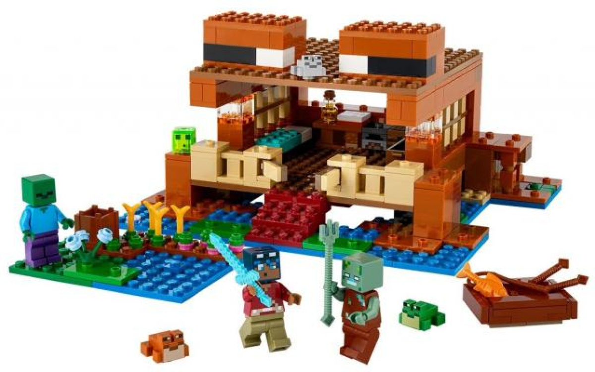 LEGO Minecraft - The Frog House - 21256на ниска цена с бърза доставка - BestPC.BG
