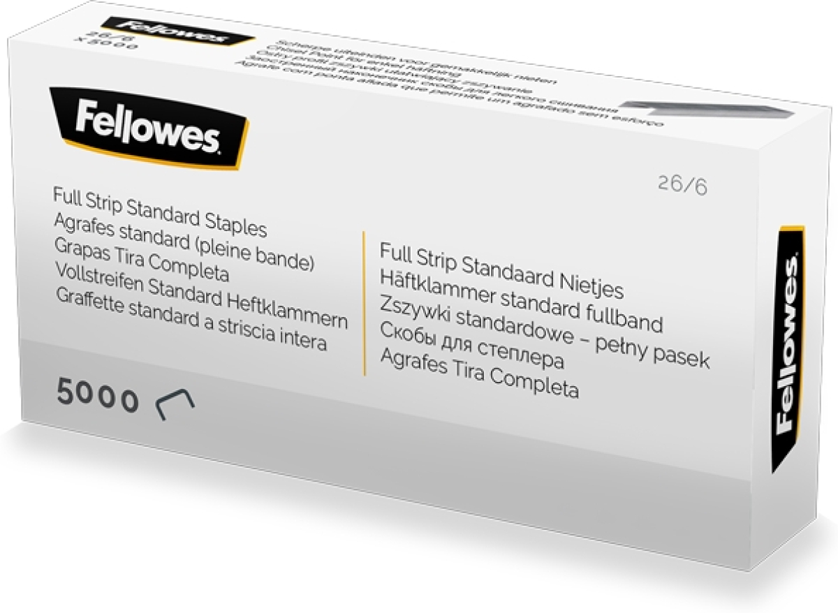 Продукт Fellowes Телчета за телбод, размер 26-6 mm, 5000 брояна ниска цена с бърза доставка - BestPC.BG