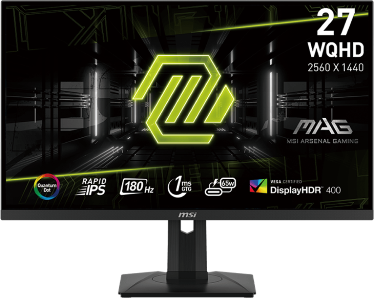 Монитор MSI MAG 274QRF QD E2 27" 2560 x 1440 QHD, IPS, 180Hz, 1ms, 2x HDMI, 1x DP, 3x USB Type Cна ниска цена с бърза доставка - BestPC.BG