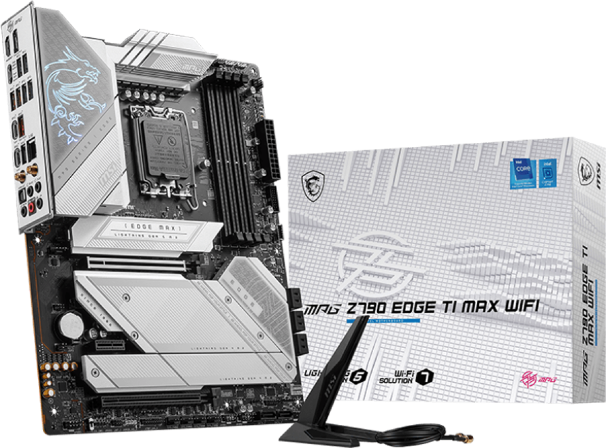 Дънна платка MSI MPG Z790 Edge Ti Max WiFi ATX, LGA1700, 4x DDR5, 2x PCIe x16 slots, 5x M.2 slots, 1x HDMIна ниска цена с бърза доставка - BestPC.BG