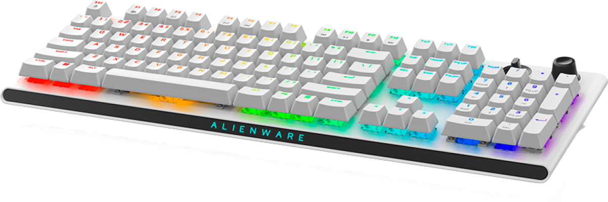 Клавиатура Alienware Tri-Mode Wireless Gaming Keyboard - AW920K (Lunar Light)на ниска цена с бърза доставка - BestPC.BG