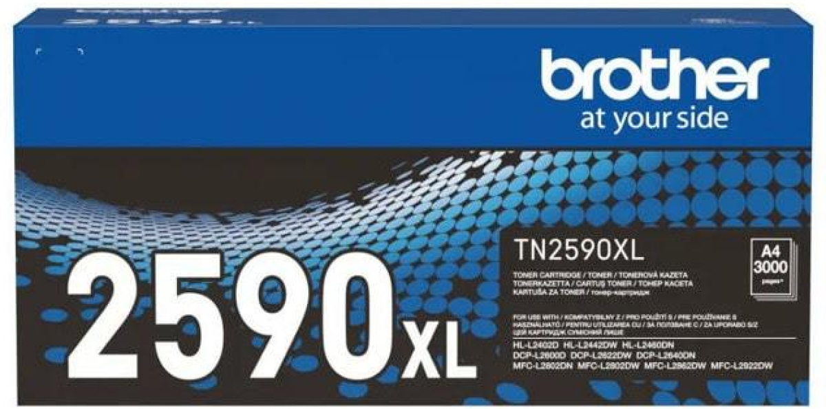 Тонер за лазерен принтер Brother TN2590XXL - Максимален капацитет до 5000 страници ISO/IEC 19752, Черен; TN2590XXLна ниска цена с бърза доставка - BestPC.BG