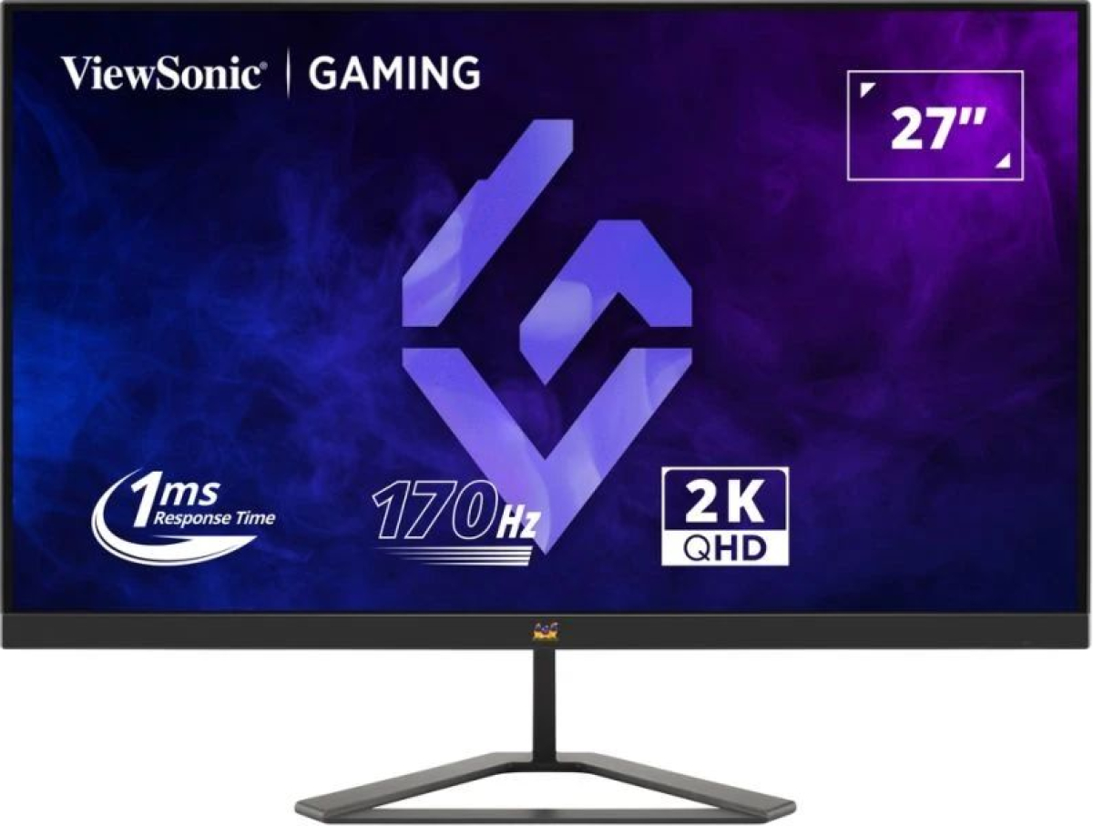 Монитор ViewSonic VX2758A-2K-PRO, 27"2560 x 1440, IPS, 170 Hz, 2x HDMI, 1x DisplayPort, Черенна ниска цена с бърза доставка - BestPC.BG