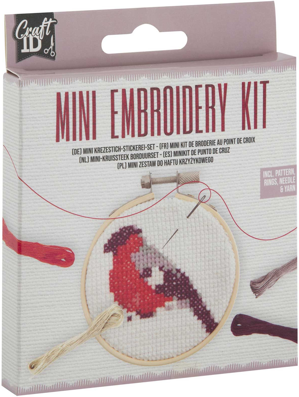 Craft ID Комплект за бродиране Птица, мини, 12.5 х 10 cmна ниска цена с бърза доставка - BestPC.BG