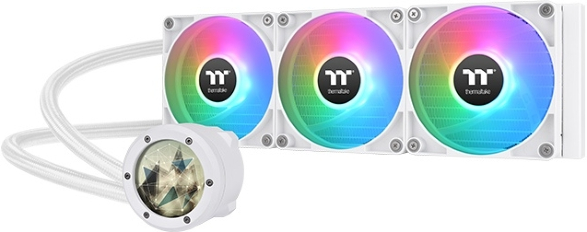 Thermaltake TH360 V2 Ultra ARGB Sync - Dissipatore A Liquido Per CPU Con Display LCD, Edizione Snow - Foto 10