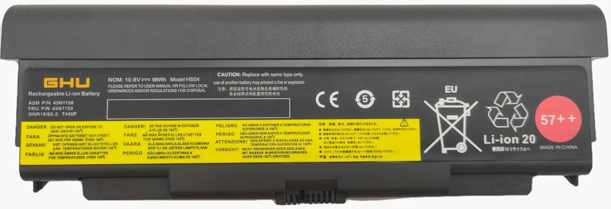 Батерия за лаптопи Lenovo, 9 клетки, 10.8V, 6600mAh, Заместителна ниска цена с бърза доставка - BestPC.BG