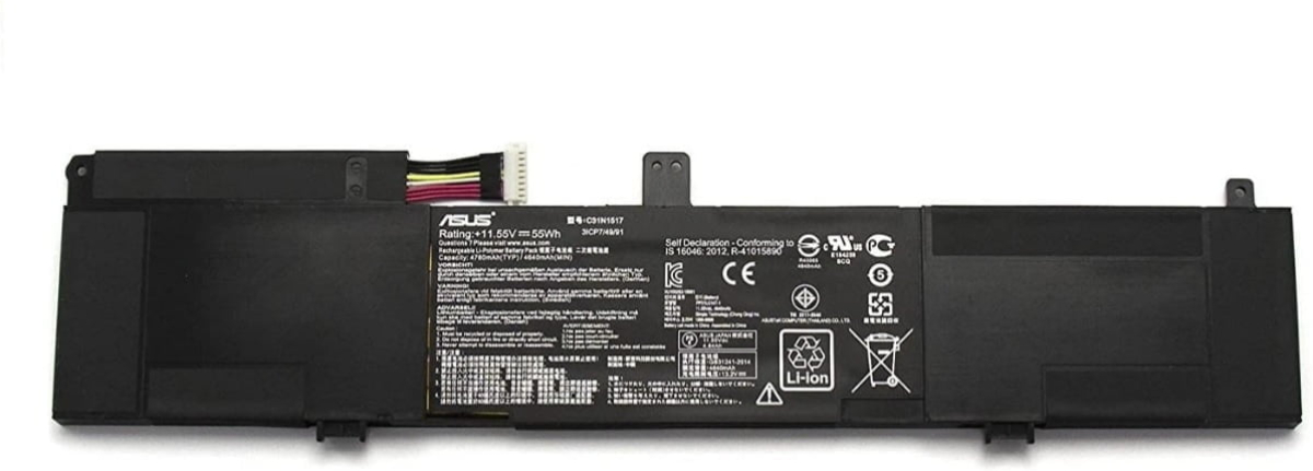 Батерия за лаптопи Asus, 3 клетки, 11.55V, 54Wh, Заместителна ниска цена с бърза доставка - BestPC.BG